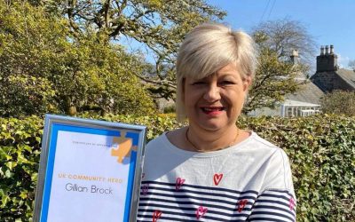 Gillian Brock Receives UK Community Hero Award for Pandemic Work